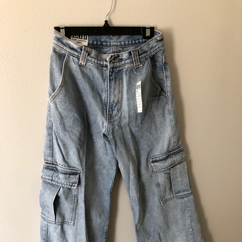 Flare carpenter pants